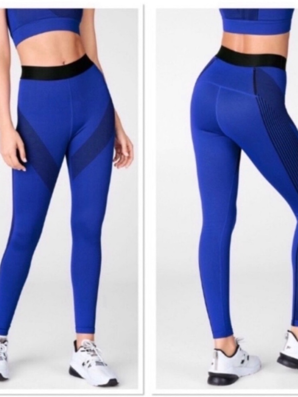 Fabletics Rhythm Ultra High-Rise Sprint Seamless Performance Leggings Cobalt M